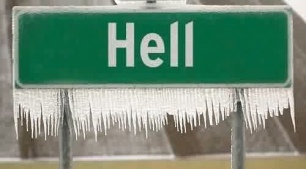 hell froze over